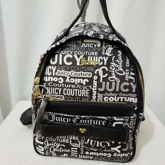 Juicy Couture | Bags | Juicy Couture Backpac Black White  display picture 1